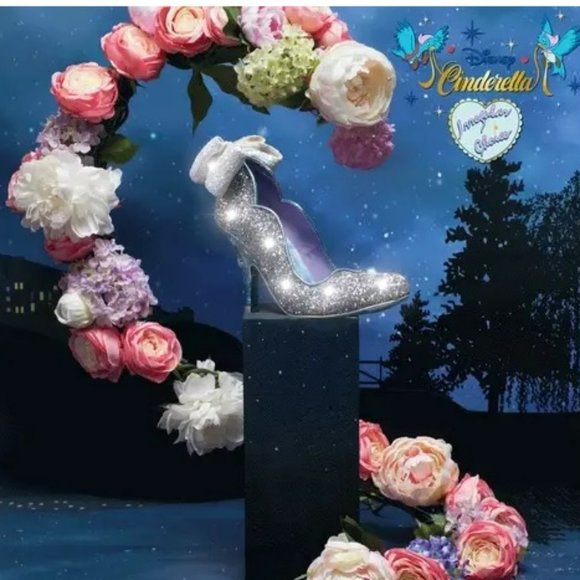 Irregular Choice x Disney Cinderella Call Me Cinders Light-Up Glitter Heels - Picture 1 of 17